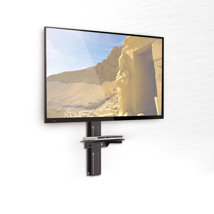 TV-holder med DVD-hylde Maclean, VESA 200x200, 23"-43", 25 kg, MC-771A