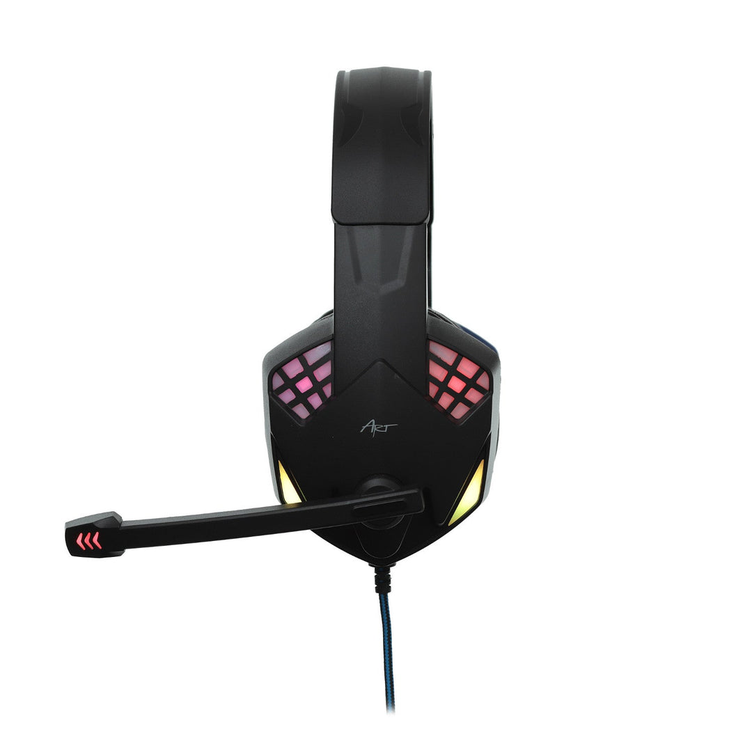 ART gaming-headset med mikrofon, LED-belysning, G11