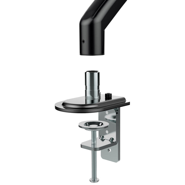 Maclean monitorholder, gasfjeder, 13"-27", 8 kg, sort, MC-860N