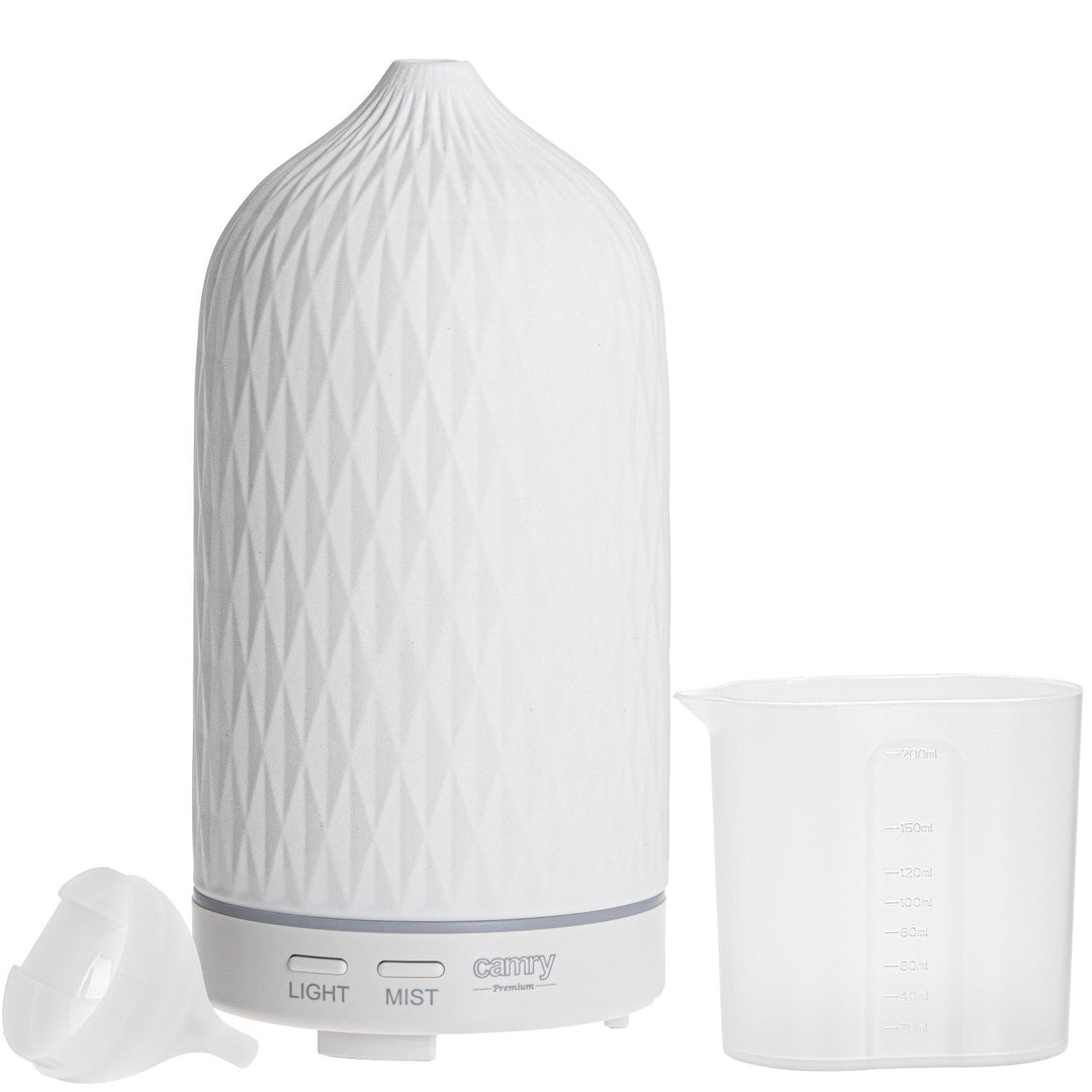 Camry CR 7970 Duftdiffusor, ultralyd, keramik, 100 ml, stemningslampe