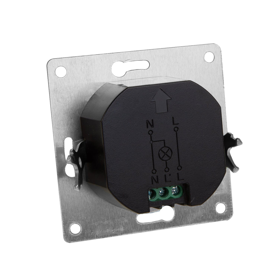 Maclean kortrækkende PIR-sensor, rækkevidde 5-6 cm, til indbygning i dåse, maks. belastning 1200 W, MCE313 W
