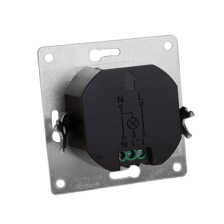 Maclean kortrækkende PIR-sensor, rækkevidde 5-6 cm, til indbygning i dåse, maks. belastning 1200 W, MCE313 W