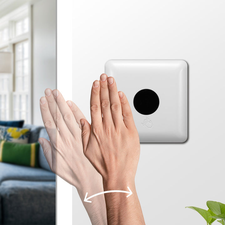 Maclean kortrækkende PIR-sensor, rækkevidde 5-6 cm, til indbygning i dåse, maks. belastning 1200 W, MCE313 W