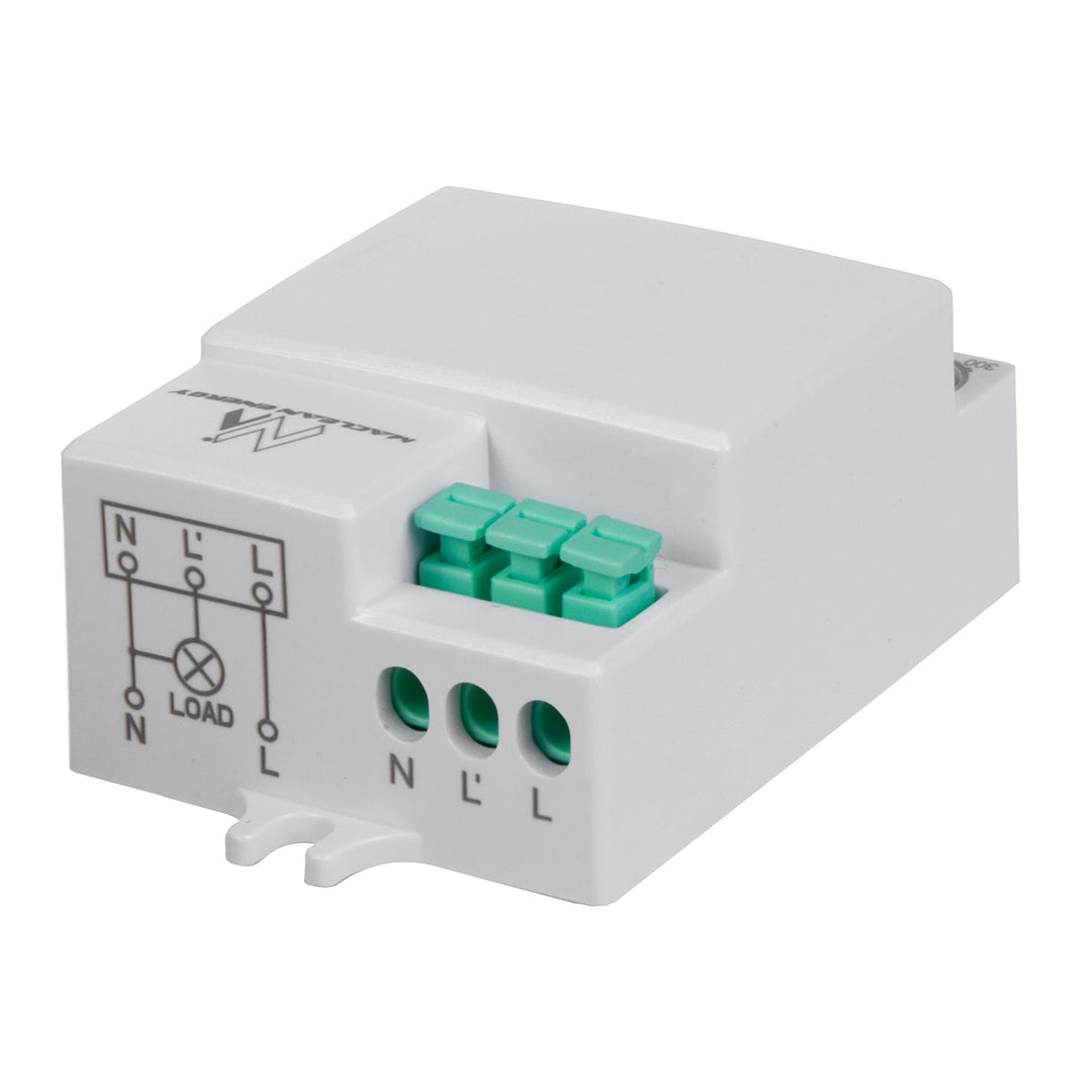 Maclean mikrobølgesensor, rækkevidde 8 m, maks. belastning 1200 W, IP20, 5,8 GHz, MCE316