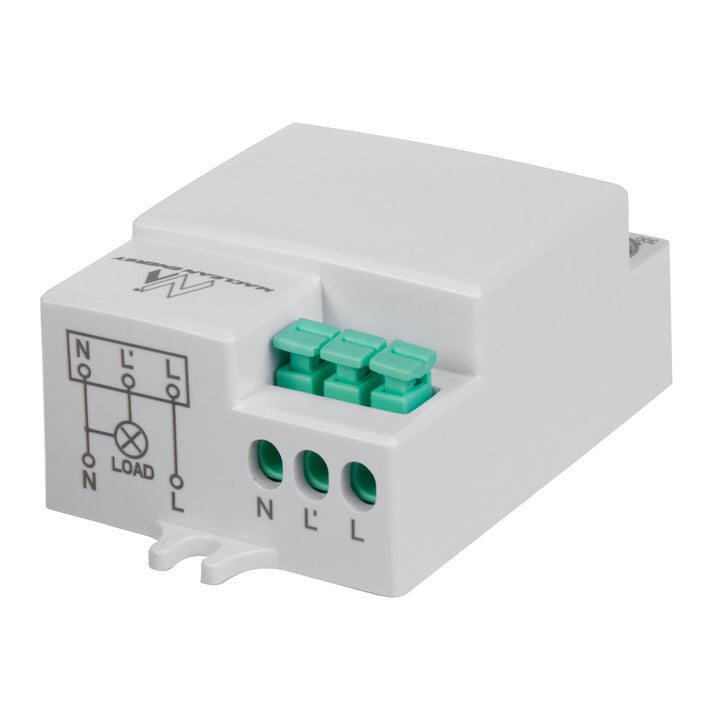Maclean mikrobølgesensor, rækkevidde 8 m, maks. belastning 1200 W, IP20, 5,8 GHz, MCE316