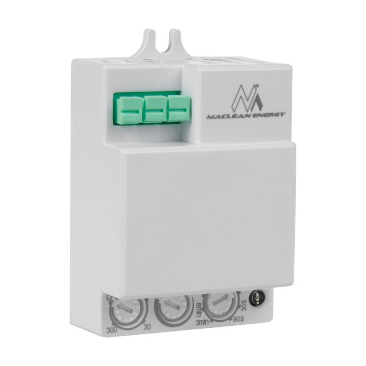 Maclean mikrobølgesensor, rækkevidde 8 m, maks. belastning 1200 W, IP20, 5,8 GHz, MCE316