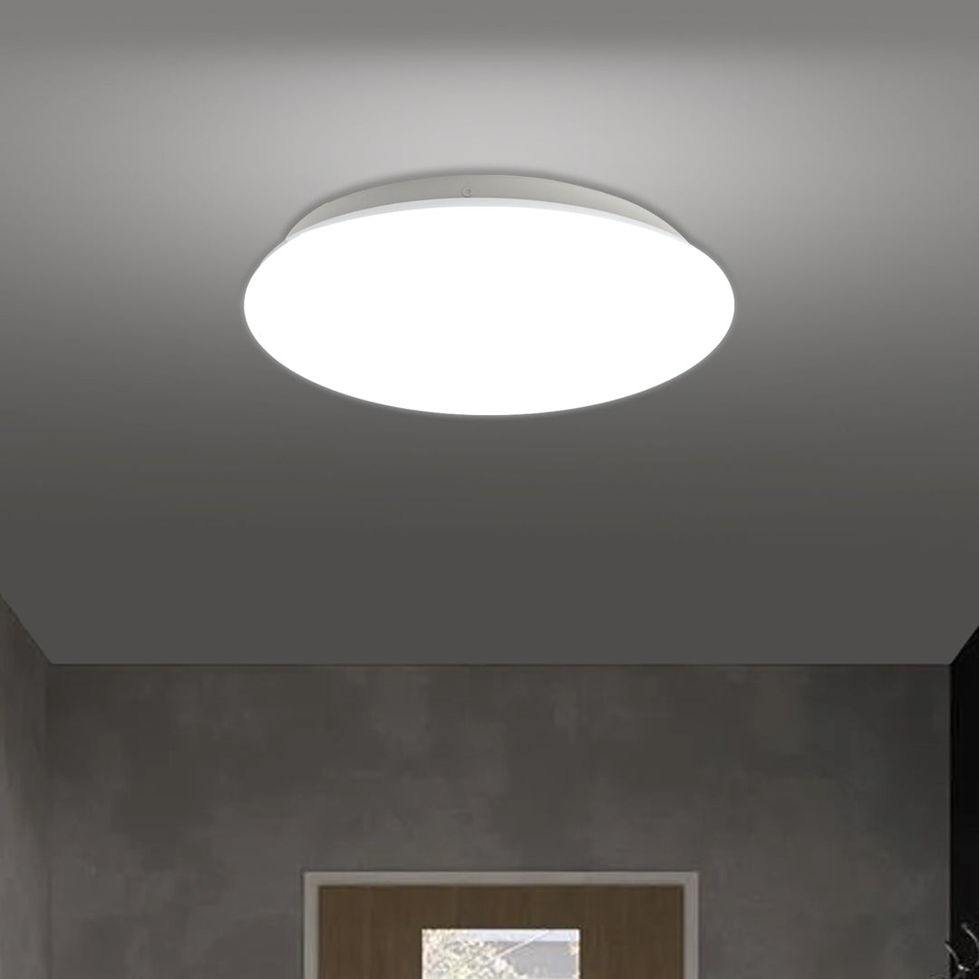 LED-loftslampe med Maclean-sensor, 5,8 GHz mikrobølgesensor, 4000 K, 12 W, 950 lm, IP44, MCE347