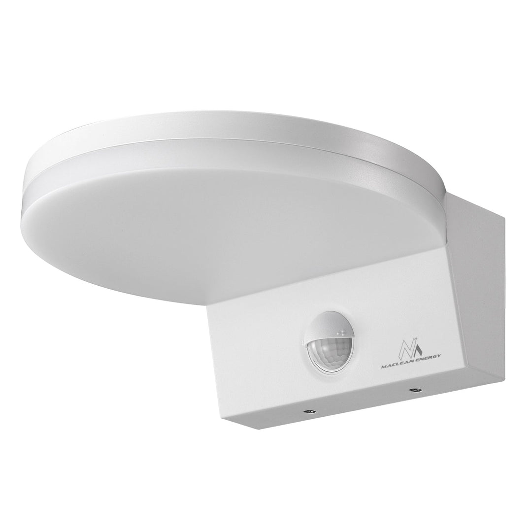 LED-lampe med bevægelsessensor Maclean, PIR-bevægelsessensor, farve hvid, 15 W, IP65, 1560 lm, neutral hvid farve (4000 K) MCE344 W
