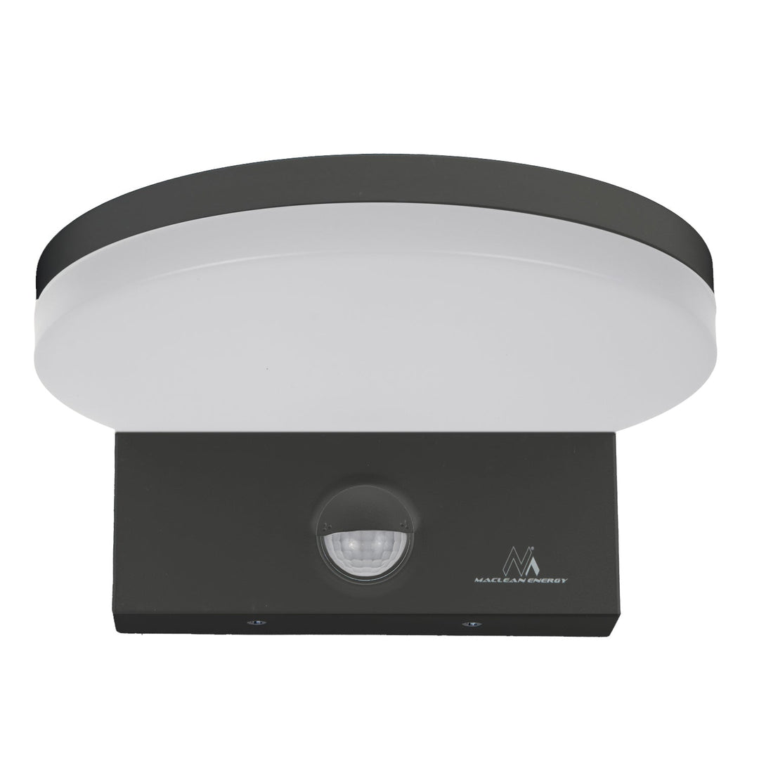 LED-lampe med bevægelsessensor Maclean, PIR-bevægelsessensor, farve grå, 15 W, IP65, 1560 lm, farve neutral hvid (4000 K) MCE344 GR