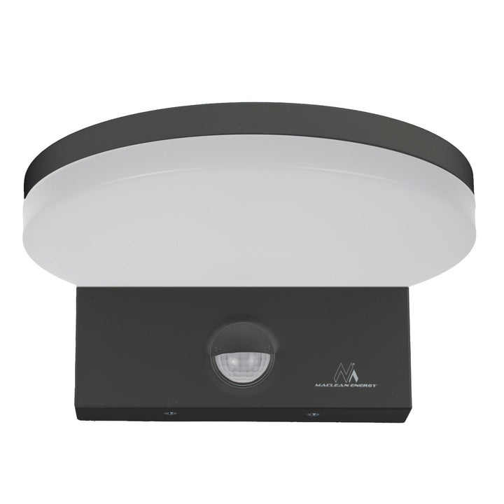 LED-lampe med bevægelsessensor Maclean, PIR-bevægelsessensor, farve grå, 15 W, IP65, 1560 lm, farve neutral hvid (4000 K) MCE344 GR