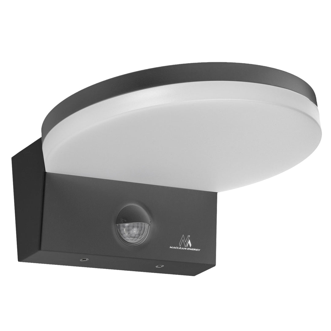 LED-lampe med bevægelsessensor Maclean, PIR-bevægelsessensor, farve grå, 15 W, IP65, 1560 lm, farve neutral hvid (4000 K) MCE344 GR