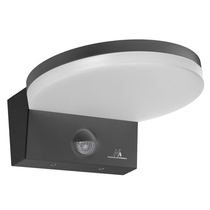 LED-lampe med bevægelsessensor Maclean, PIR-bevægelsessensor, farve grå, 15 W, IP65, 1560 lm, farve neutral hvid (4000 K) MCE344 GR