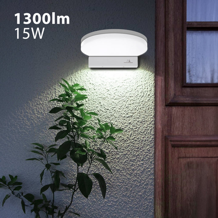 Maclean LED-lampe, hvid, 15 W, IP65, 1300 lm, neutral hvid farve (4000 K) MCE346 W