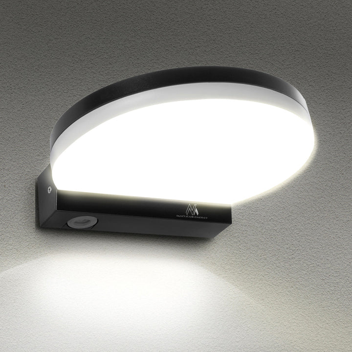 Maclean LED-lampe, sort, 15 W, IP65, 1300 lm, neutral hvid farve (4000 K) MCE346 B
