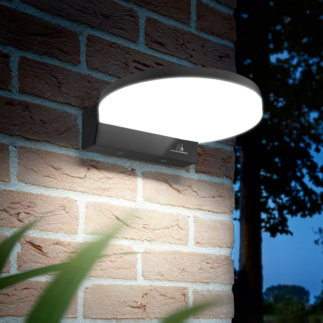 Maclean LED-lampe, sort, 15 W, IP65, 1300 lm, neutral hvid farve (4000 K) MCE346 B