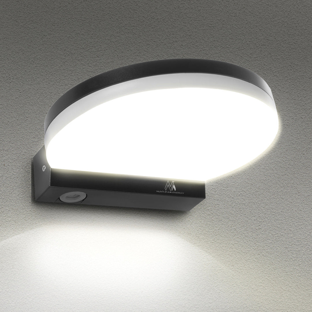 Maclean LED-lampe, grå, 15 W, IP65, 1300 lm, neutral hvid farve (4000 K) MCE346 GR