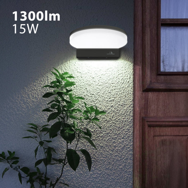 Maclean LED-lampe, grå, 15 W, IP65, 1300 lm, neutral hvid farve (4000 K) MCE346 GR