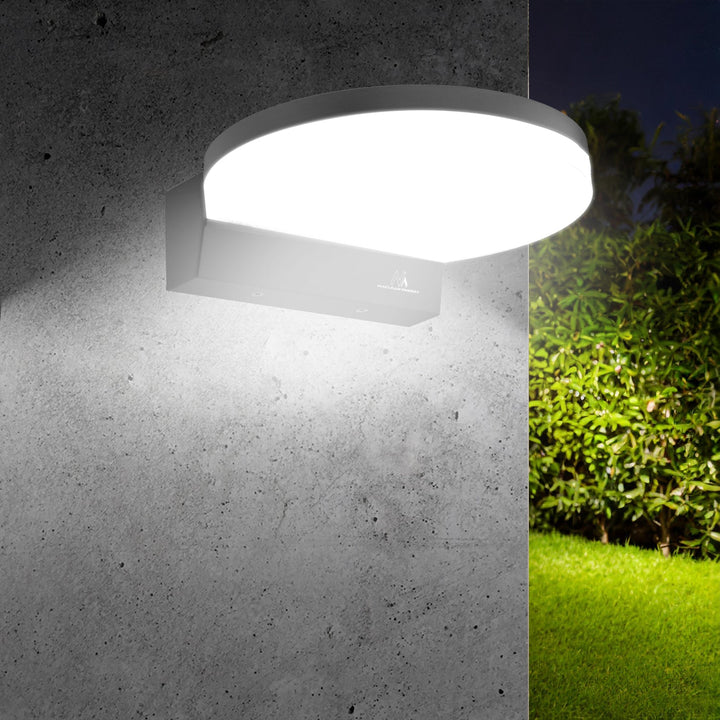 Maclean LED-lampe, grå, 15 W, IP65, 1300 lm, neutral hvid farve (4000 K) MCE346 GR