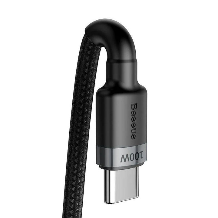 USB-C PD 2.0-kabel 200 cm Baseus Cafule CATKLF-ALG1 Quick Charge 3.0 5A med understøttelse af hurtig opladning 100 W