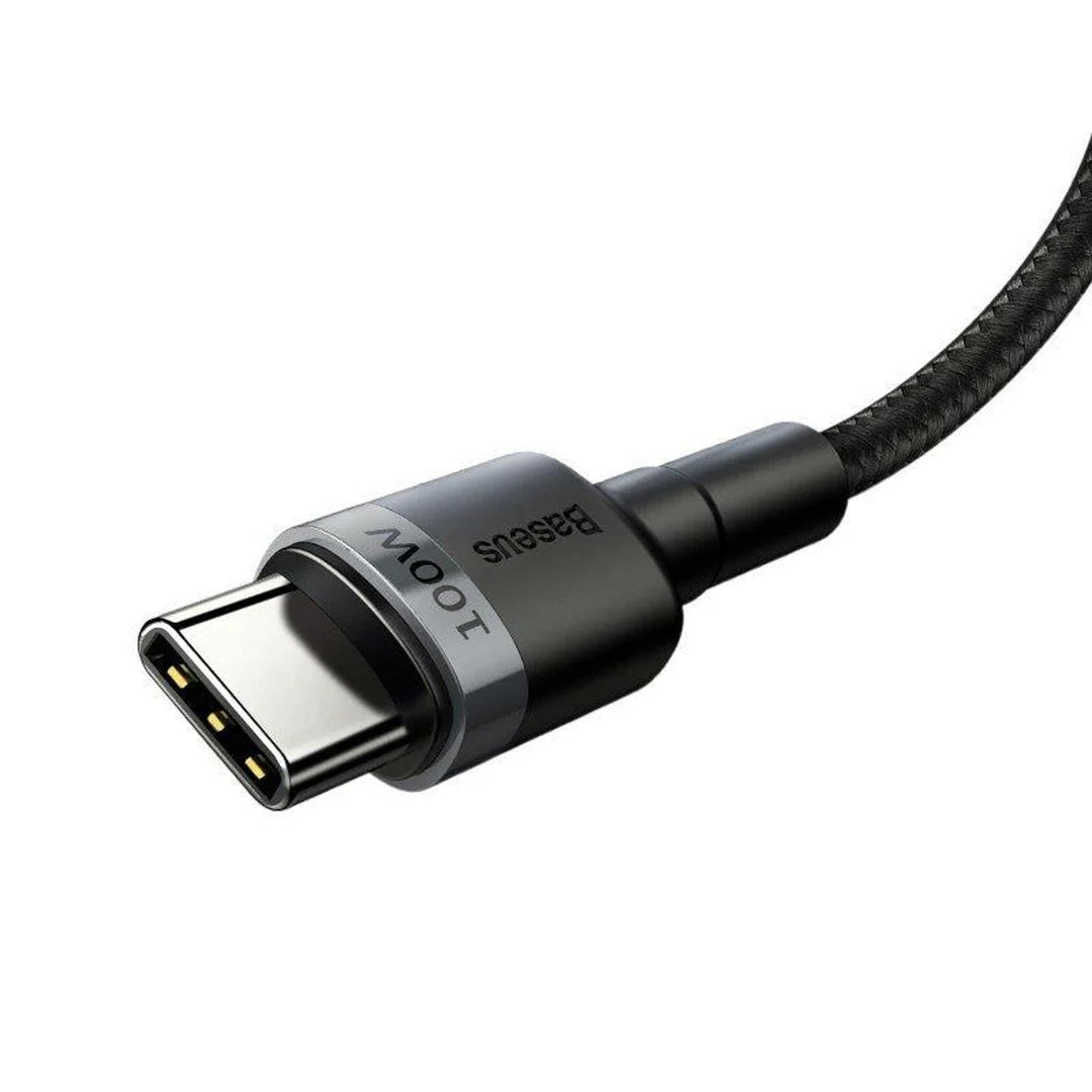 USB-C PD 2.0-kabel 200 cm Baseus Cafule CATKLF-ALG1 Quick Charge 3.0 5A med understøttelse af hurtig opladning 100 W