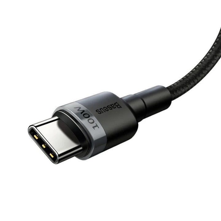 USB-C PD 2.0-kabel 200 cm Baseus Cafule CATKLF-ALG1 Quick Charge 3.0 5A med understøttelse af hurtig opladning 100 W