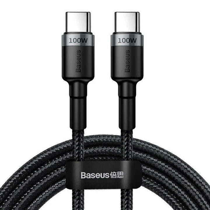 USB-C PD 2.0-kabel 200 cm Baseus Cafule CATKLF-ALG1 Quick Charge 3.0 5A med understøttelse af hurtig opladning 100 W