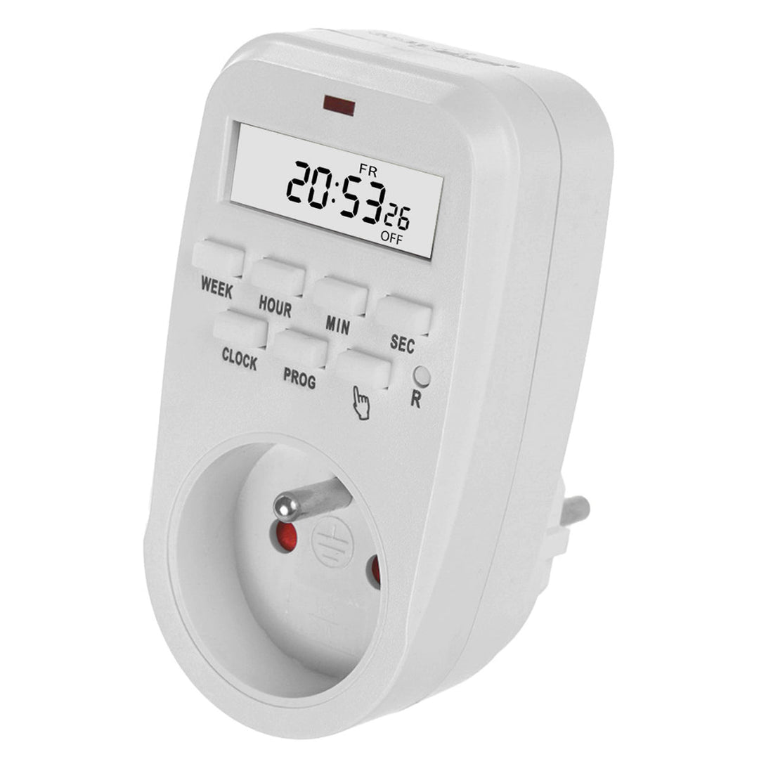 Tidsafbryder - digital timer GreenBlue, maks. belastning 16A, IP20, GB362 E