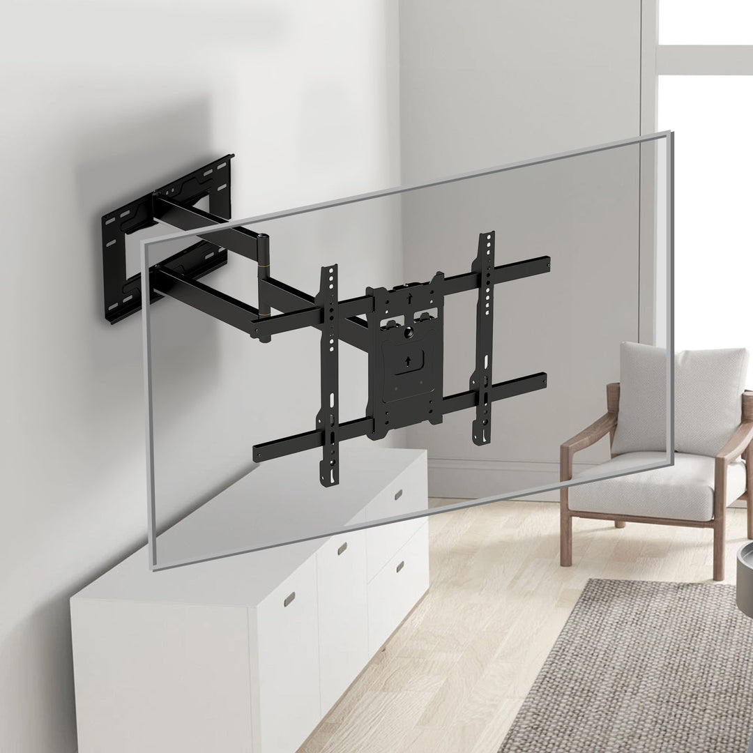 Maclean TV-holder, maks. VESA 600x400, 37-80", 45 kg, lang arm 915 mm, MC-985