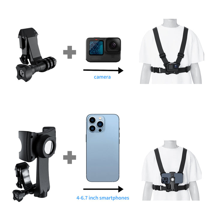 Maclean sportsbælte til telefon, universal, til telefon, kamera, GoPro-kameraer og andre, drejelig holder, MC-294