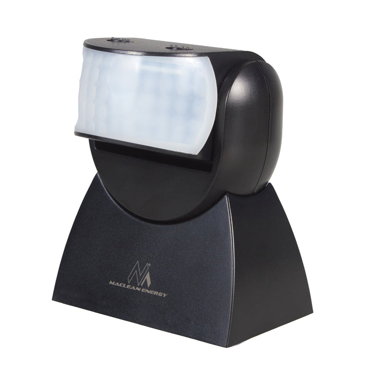 Maclean PIR-bevægelsessensor, infrarød, med fjernbetjening, maks. 1200 W (glødepære), maks. 300 W (LED), MCE241 B