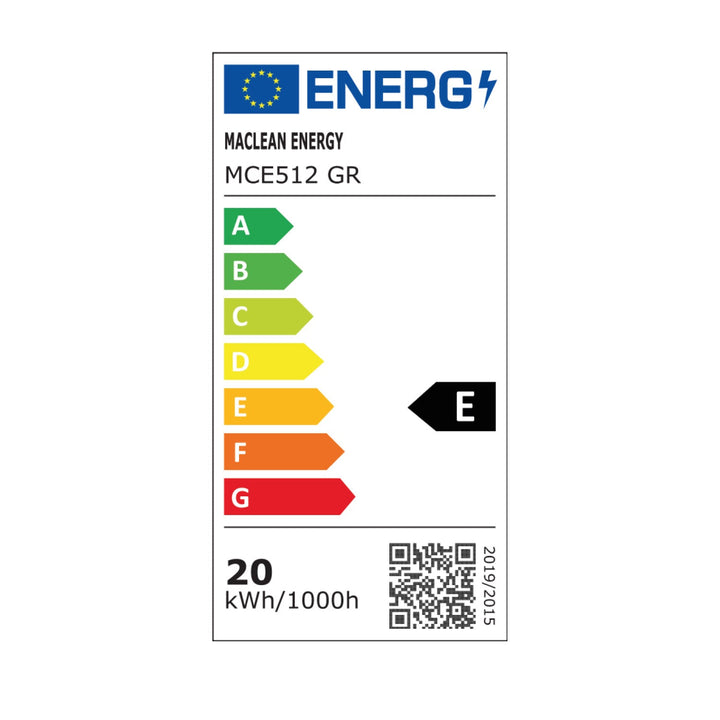 LED-lampe med bevægelsessensor Maclean grå 20W 2000lm IP65 4000K