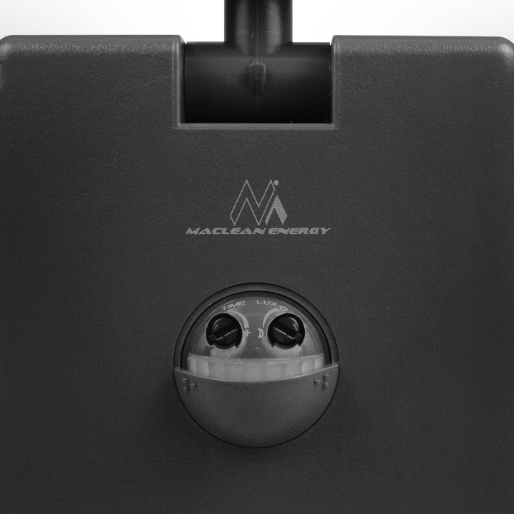 LED-lampe med bevægelsessensor Maclean grå 10W IP65 800lm 4000K