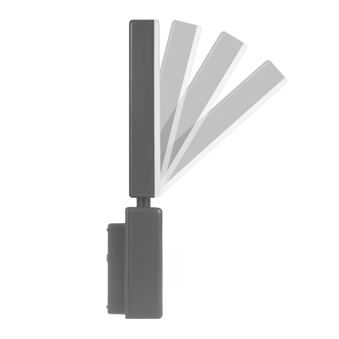 Maclean LED-lampe, grå, 10 W, 700 lm, IP65, neutral hvid, 4000 K