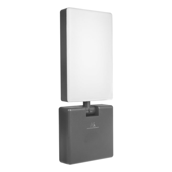 Maclean LED-lampe, grå, 10 W, 700 lm, IP65, neutral hvid, 4000 K