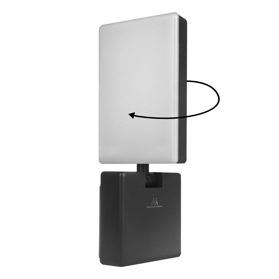 Maclean MCE514 B LED-lampe, sort, 10 W, 700 lm, IP65, 4000 K
