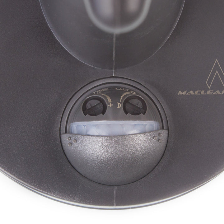 Væglampe med sensor Maclean MCE518 GR 1xE27 grå IP65 max 60W