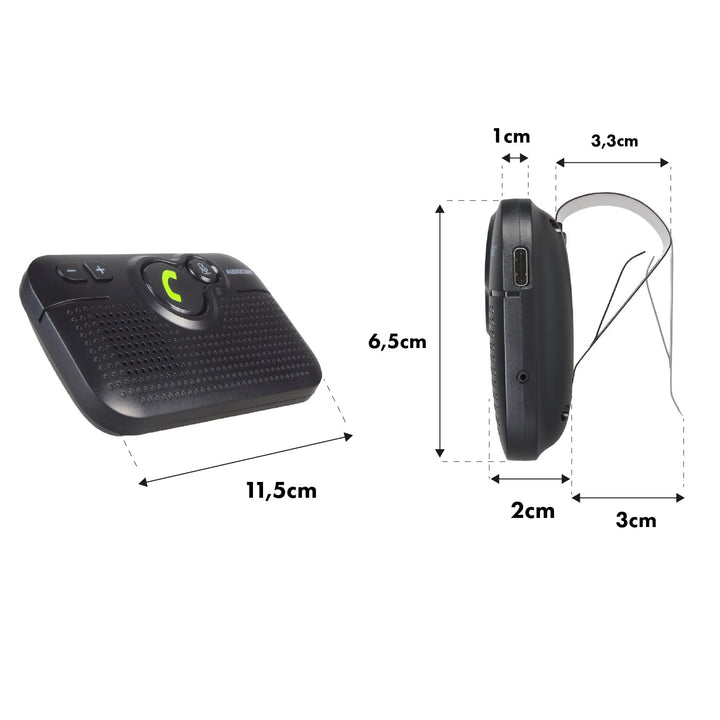Audiocore AC475 Bluetooth 5.0-håndfri-sæt understøtter Google og Siri