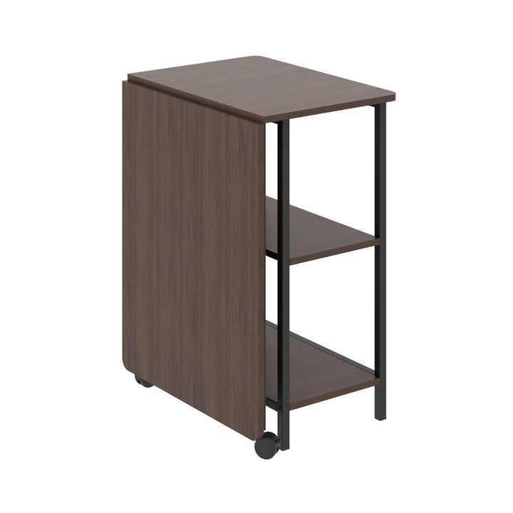 Maclean foldbart loftbord, mål: 107x45x75 cm, maks. 150 kg, med bordplade, farve: mørk valnød, MC-411 B