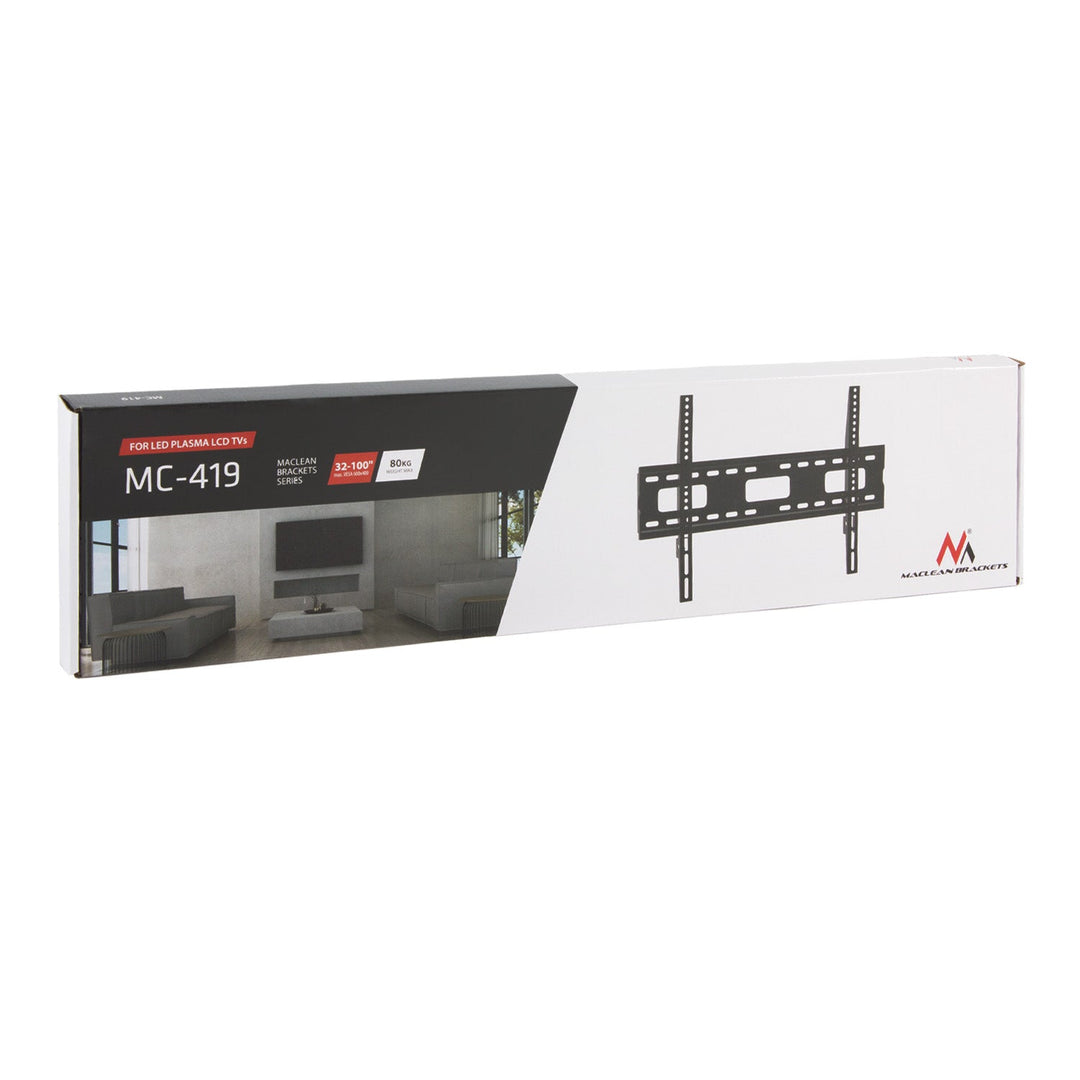 Maclean TV-holder, maks. VESA 600x400, 32-100", 80 kg, MC-419