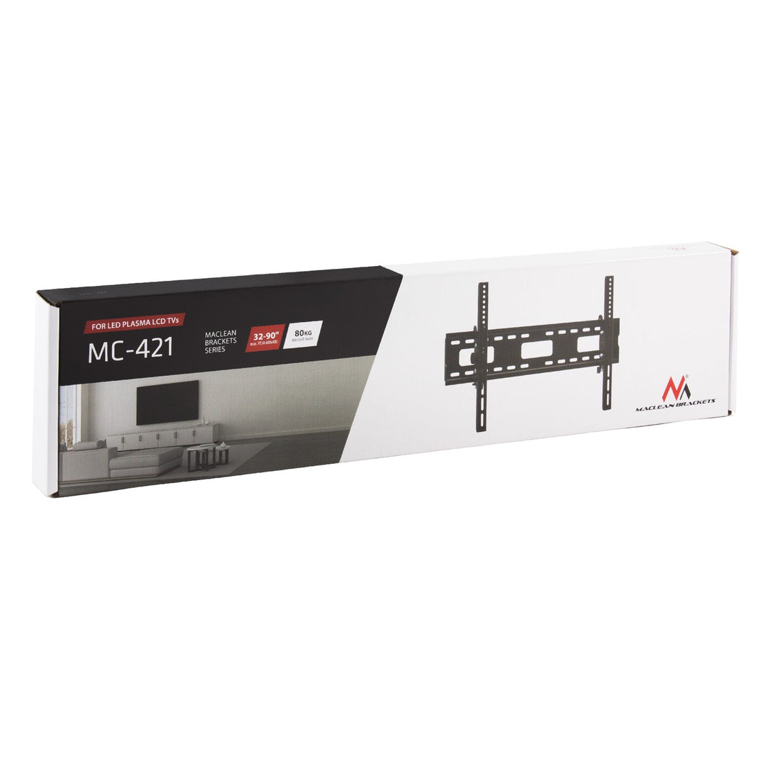 Maclean TV-beslag, maks. VESA 600x400, 32-90", 80 kg, justerbar vinkel +15°~-15°, MC-421
