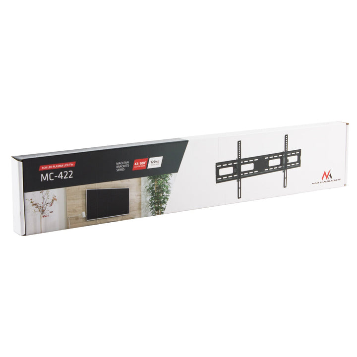 Maclean TV-beslag, maks. VESA 800x400, 43-100", 120 kg, justerbar vinkel +15°~-15°, MC-422