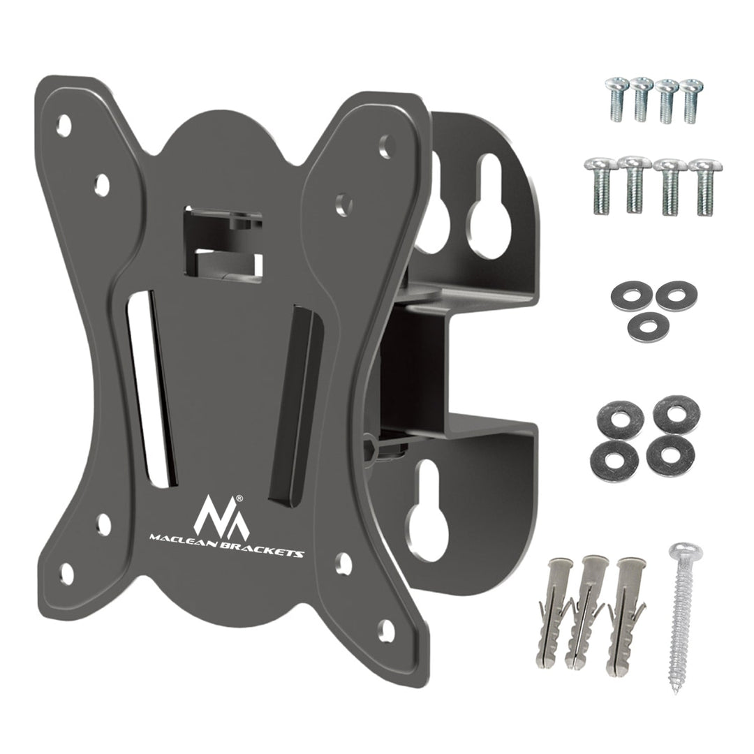 Maclean TV- eller monitorholder, maks. VESA 100x100, 13-32", 30 kg, sort, MC-415