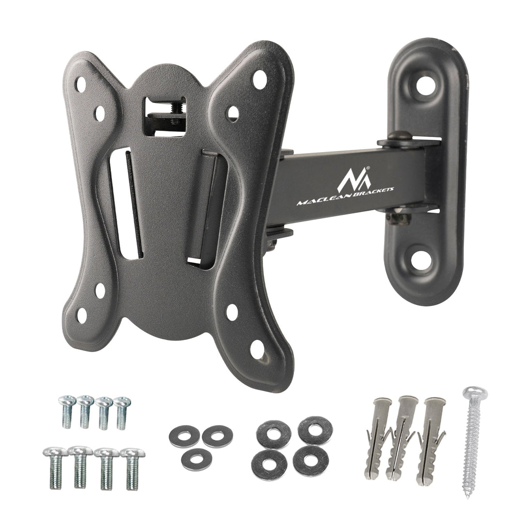 Maclean TV- eller monitorholder, maks. VESA 100x100, 13-32", 30 kg, sort, MC-416