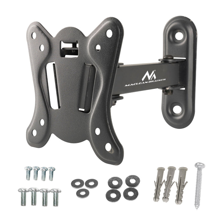 Maclean TV- eller monitorholder, maks. VESA 100x100, 13-32", 30 kg, sort, MC-416