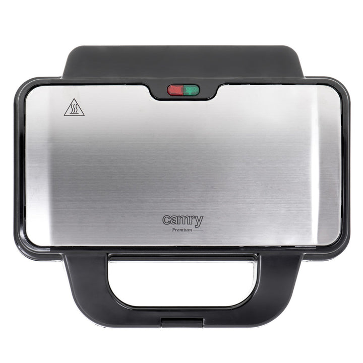 Camry sandwichmaker, til 2 sandwich, maksimal effekt 1300 W, non-stick belægning, CR 3054