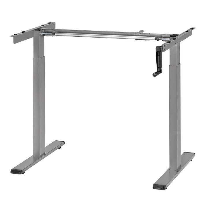 Maclean skrivebord, manuel højdejustering, uden bordplade, til stående og siddende arbejde, maks. 60 kg, maks. højde 120 cm, MC-790NG