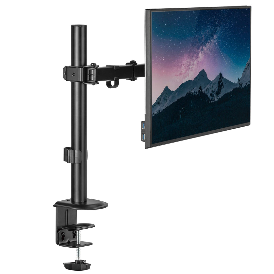 Maclean bordholder til LCD-skærm, 17-32", 9 kg, VESA 75x75 og 100x100 dobbeltarm, MC-753N