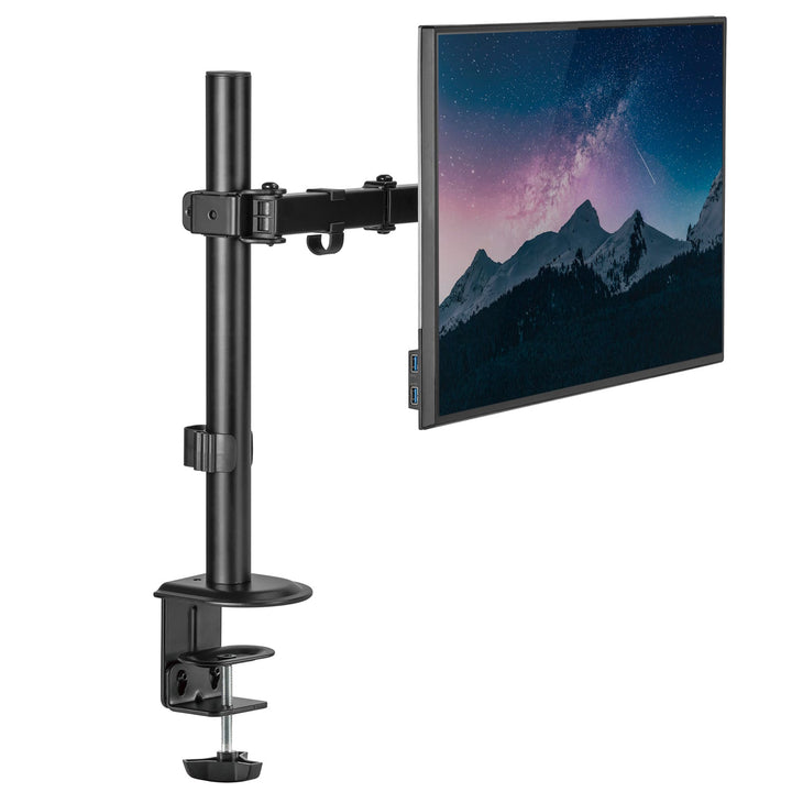 Maclean bordholder til LCD-skærm, 17-32", 9 kg, VESA 75x75 og 100x100 dobbeltarm, MC-753N