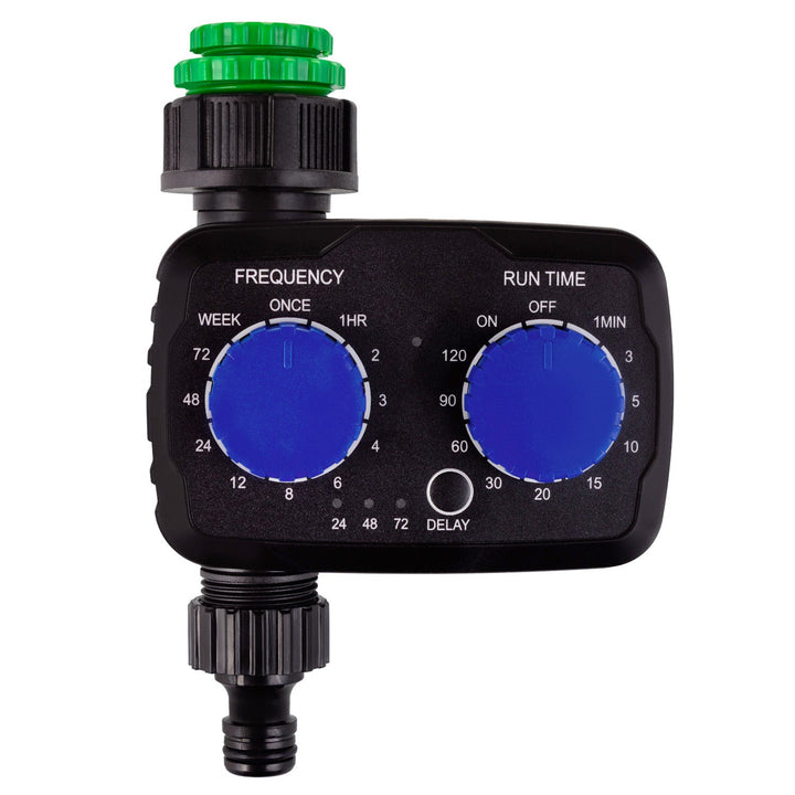 Elektronisk vandingskontrol GreenBlue, programmeringsenhed, strømforsyning 2x 1,5V AA, GB391