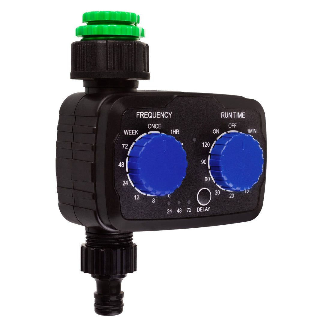 Elektronisk vandingskontrol GreenBlue, programmeringsenhed, strømforsyning 2x 1,5V AA, GB391